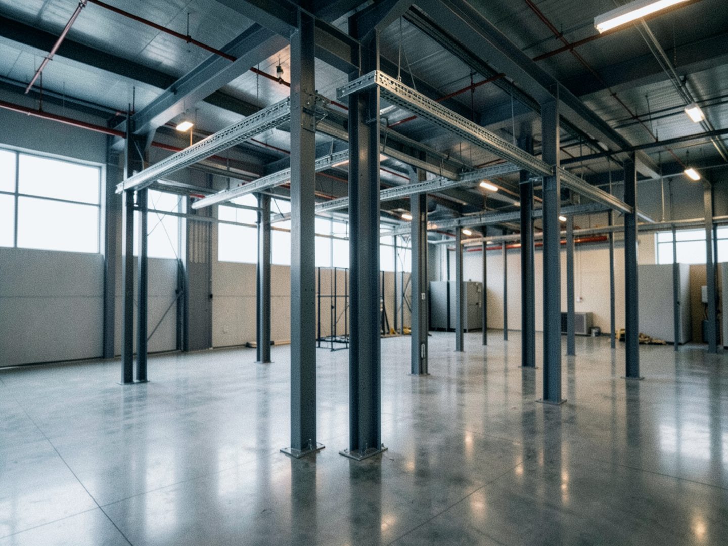Illustrative photo: Data center support steel