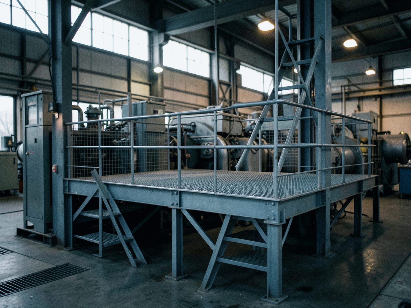 Illustrative photo: Plant platform & supports