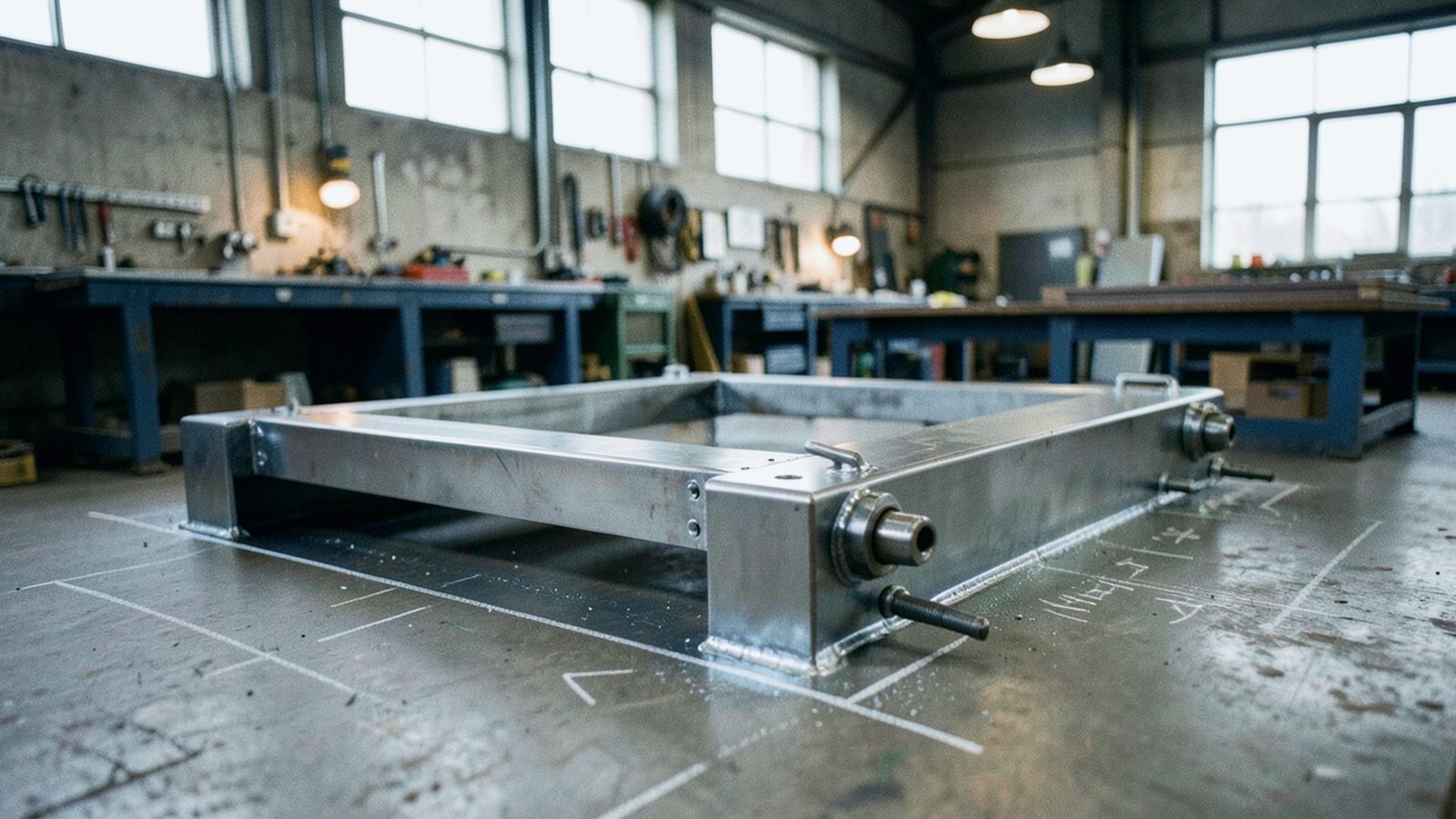 Illustrative photo: Custom weldment / fabricated assembly